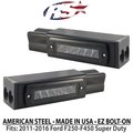 Race Sport Lighting 2011-2016 Ford F250-F450 Blacked Out Bolt On Hitch Bar Reverse Light Kit, 2PK FHDHB1116